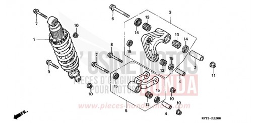 AMMORTIZZATORE POSTERIORE CLR125W di 1998